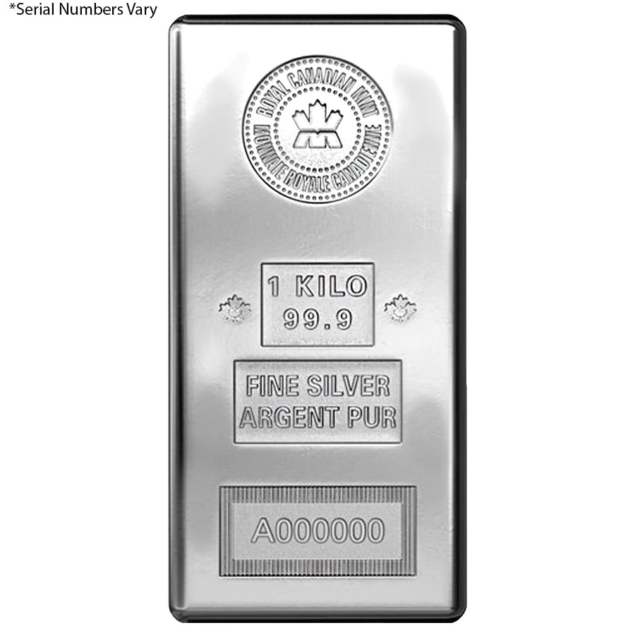 1 Kilo Royal Canadian Mint (RCM) .999 Fine Silver Bar Questions & Answers