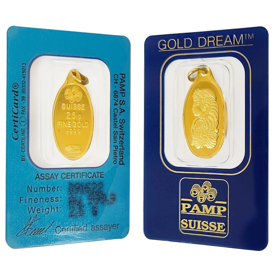 How much is 1 gram of Pamp gold worth?