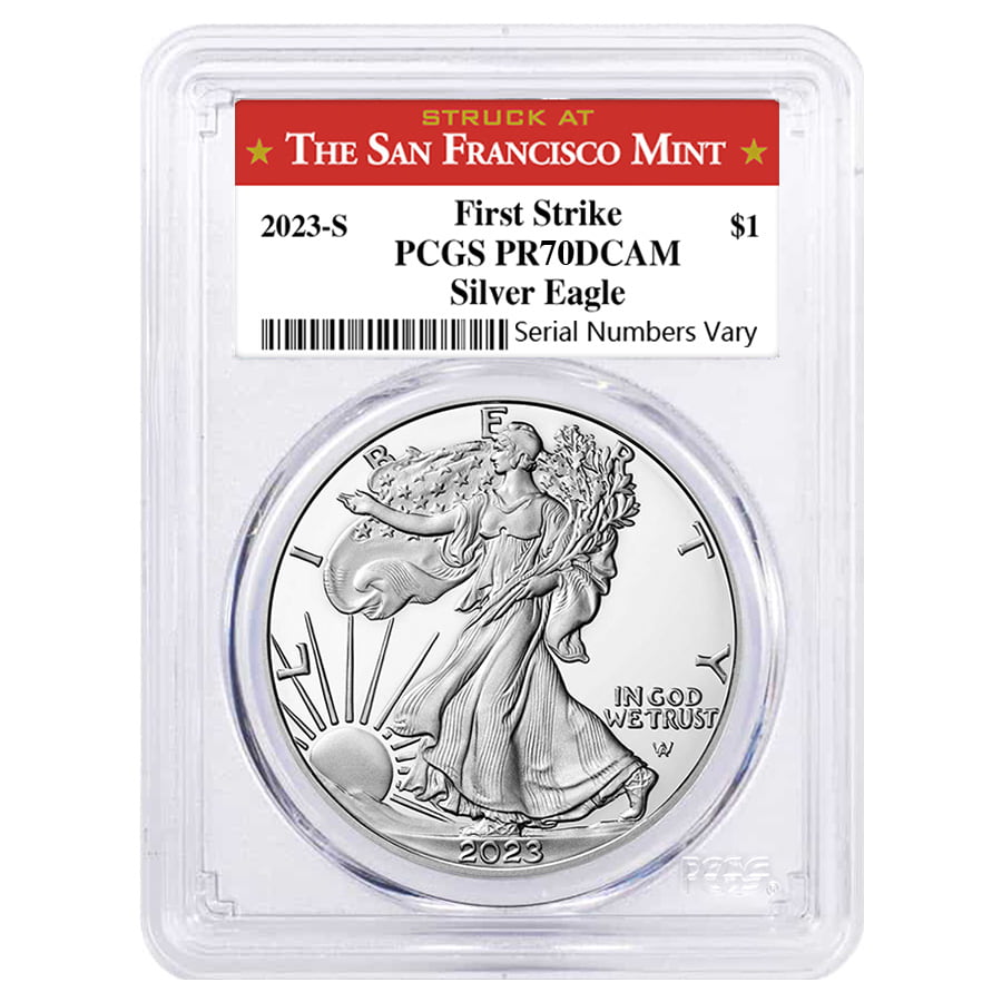 Who designed the Walking Liberty image on the coin?