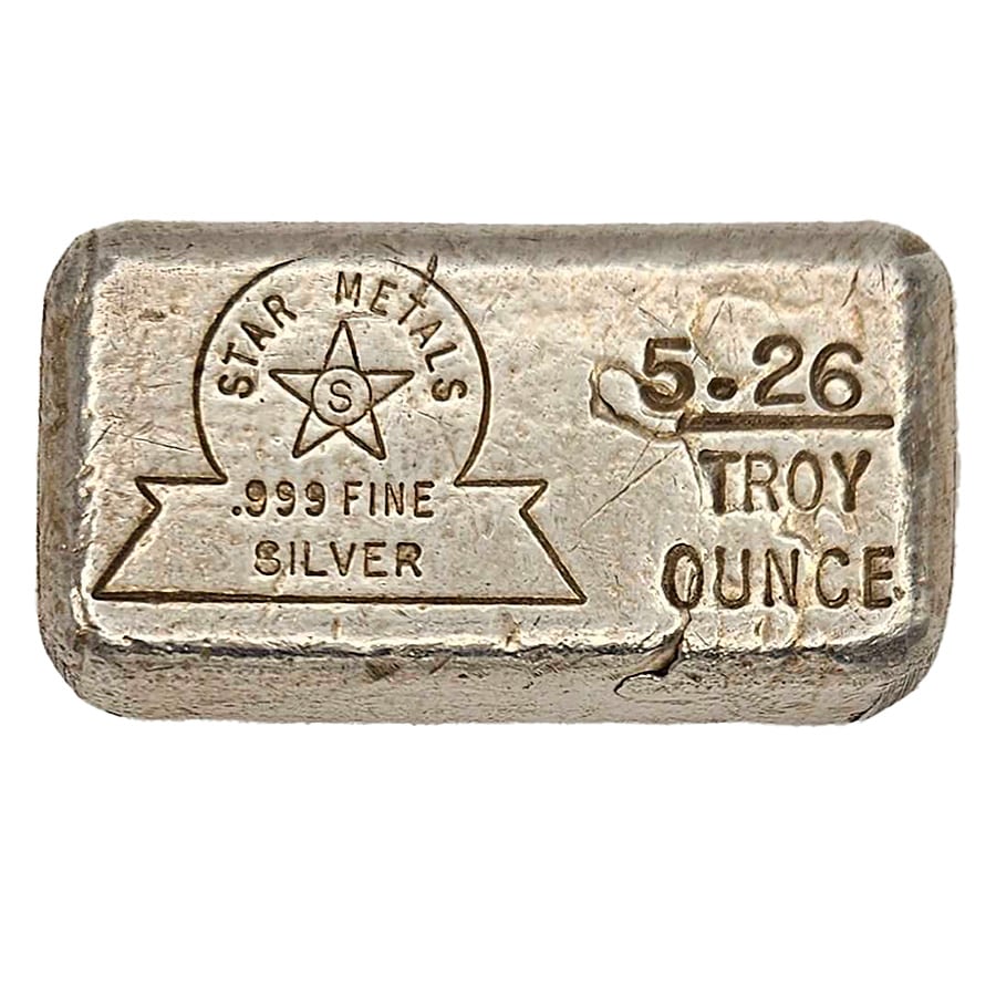 What are the overall dimensions of the silver bar?