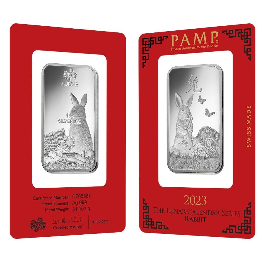 What does Pamp mean in silver?