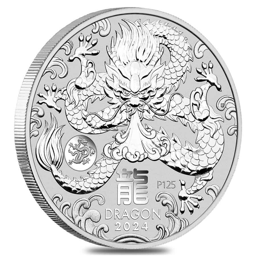 2024 1 oz Silver Lunar Dragon with Dragon Privy BU Perth Mint Questions & Answers
