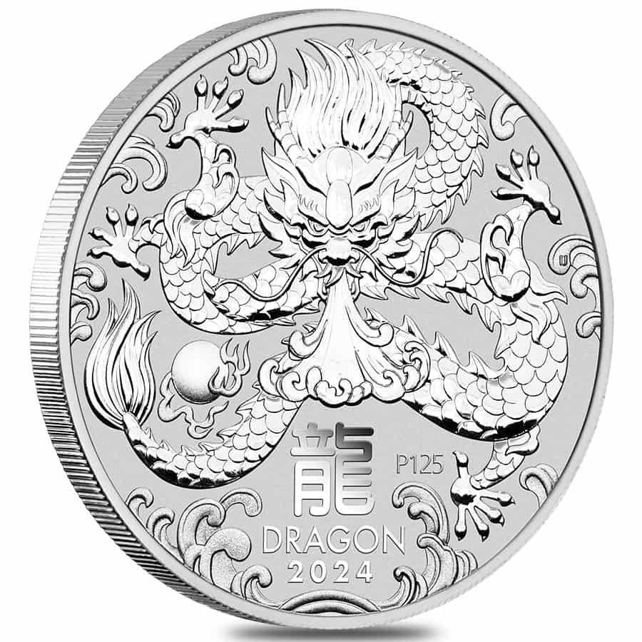 2024 1 oz Silver Lunar Dragon BU Australian Perth Mint Questions & Answers