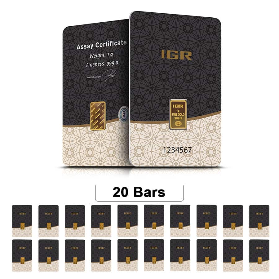 Lot of 20 - 1 Gram Istanbul Gold Refinery (IGR) Bar .9999 Fine (in Assay) Questions & Answers