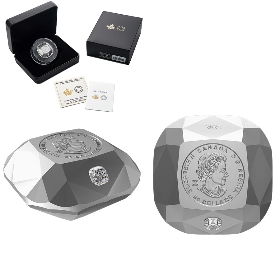 2024 Canada 2.6 oz Silver Cushion Diamond Shaped Coin Questions & Answers