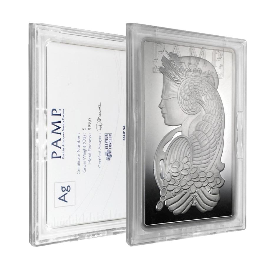 5 oz Silver Bar PAMP Suisse Lady Fortuna .999 Fine Questions & Answers