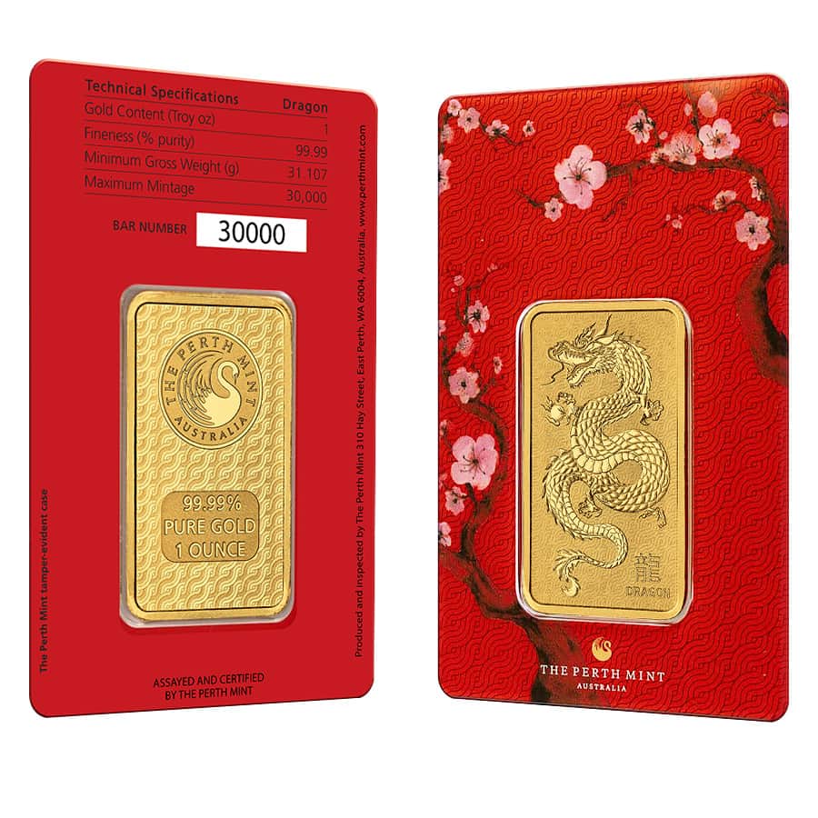how-much-is-a-one-ounce-gold-ingot-worth-1-oz-perth-mint-year-of-the