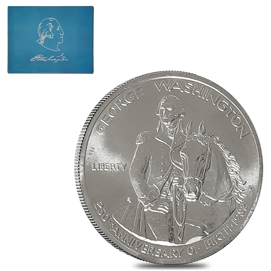 1982 S/D Washington Half Dollar 90% Silver Commem Proof/BU (w/Box & COA) Questions & Answers
