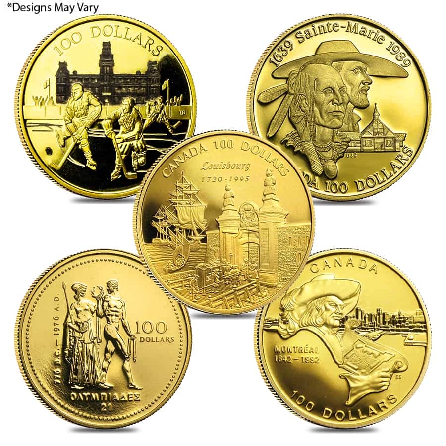 Canada 1/4 oz BU/Proof Gold $100 Commemorative Coin (Random Design) Questions & Answers