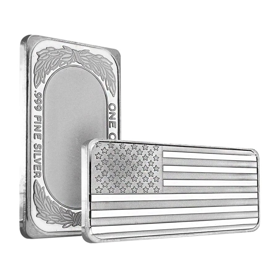 1 oz American Flag Silver Bar .999 Silver (Sealed) Questions & Answers