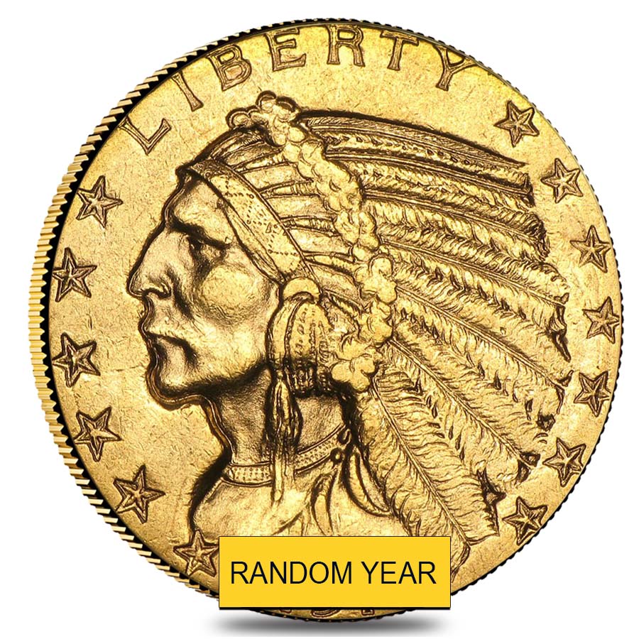 $5 Gold Half Eagle Indian Head - Almost Uncirculated AU (Random Year) Questions & Answers