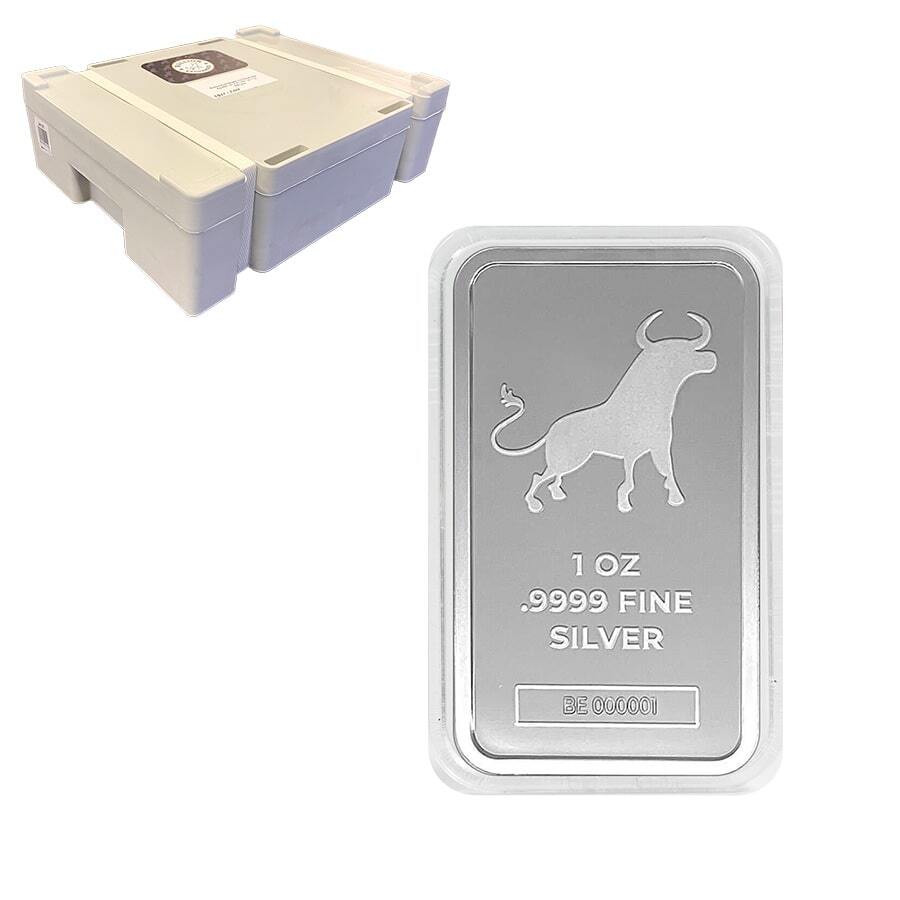 Box of 200 - 1 oz Bullion Exchanges Silver Bar .9999 Fine (in Cap) Questions & Answers