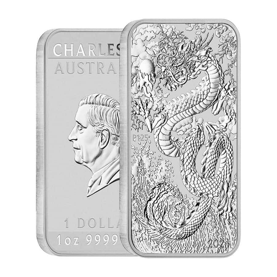2024 1 oz Silver Australian Dragon Coin Bar $1 BU Questions & Answers