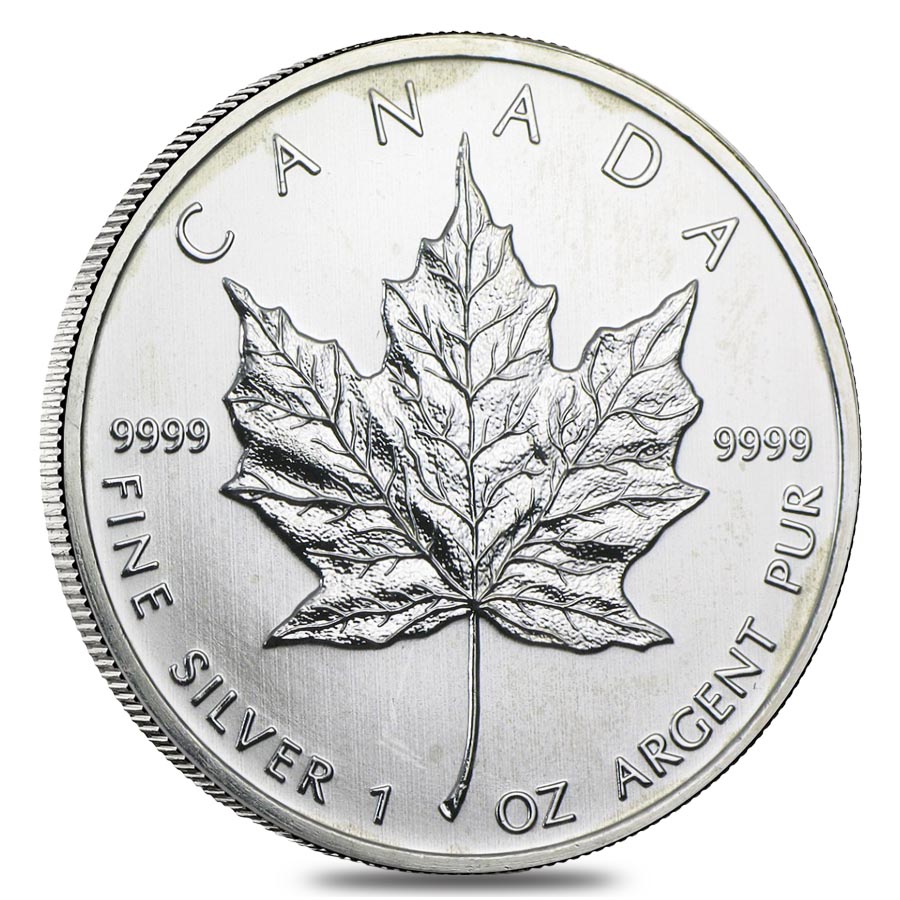 What is the price of a Canadian Silver Maple Leaf?