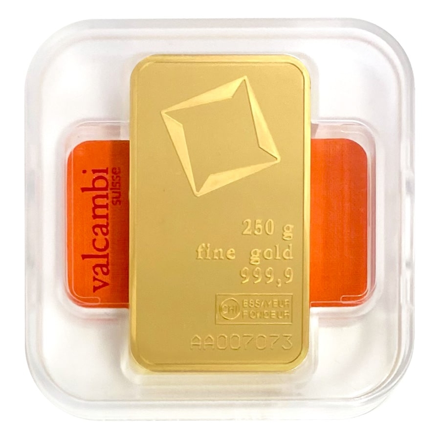 250 gram Gold Bar Valcambi Suisse .9999 Fine (In Assay) Questions & Answers
