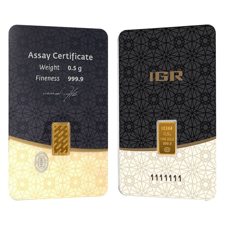 What is showcased on the reverse of the bar?