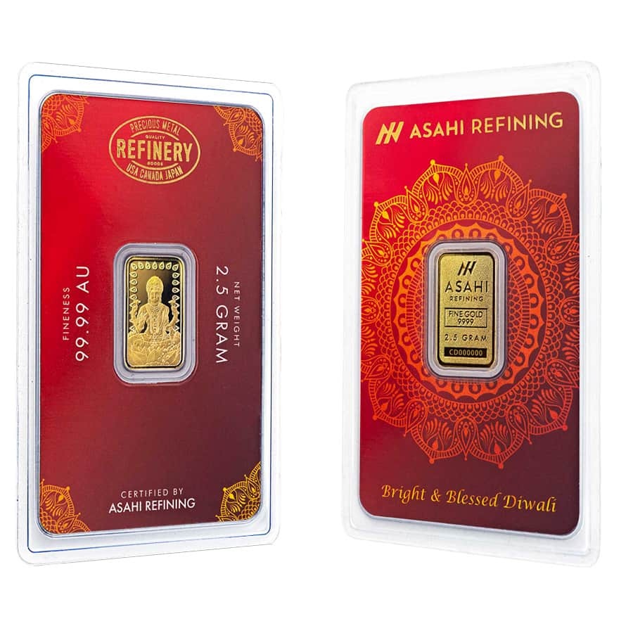 2.5 Gram Asahi Diwali Gold Bar .9999 Fine (in Assay) Questions & Answers