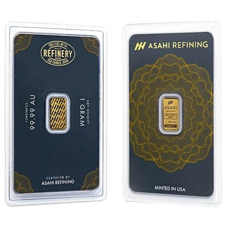 What is the purity of the gold in the bar?