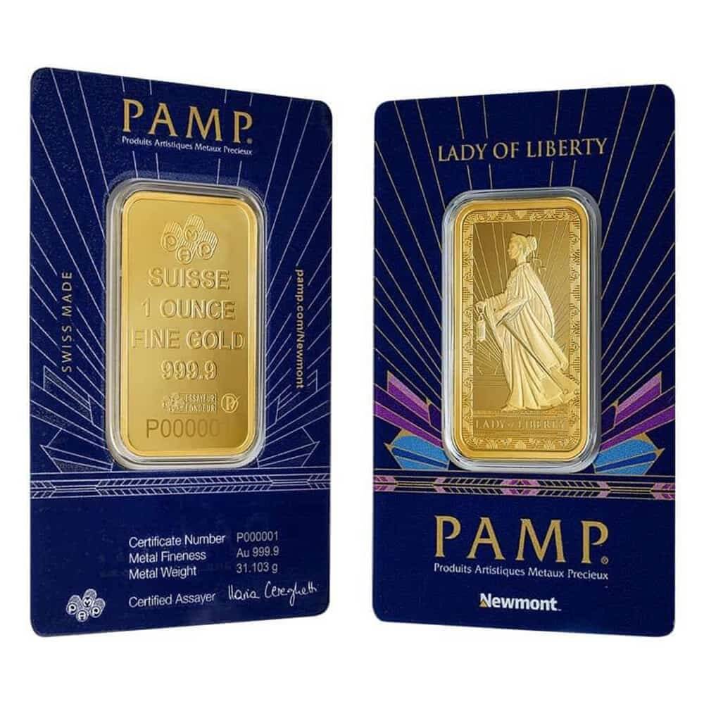 What is the purity of the gold in the bar?