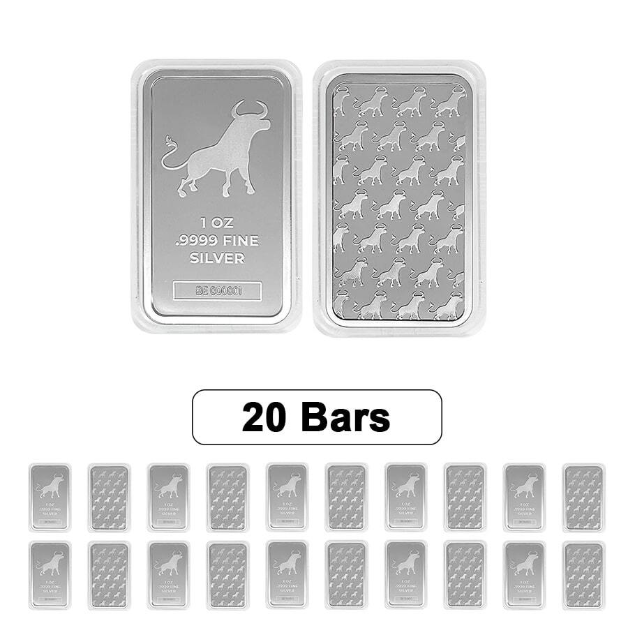What is the benefit of purchasing silver bars from Bullion Exchanges?