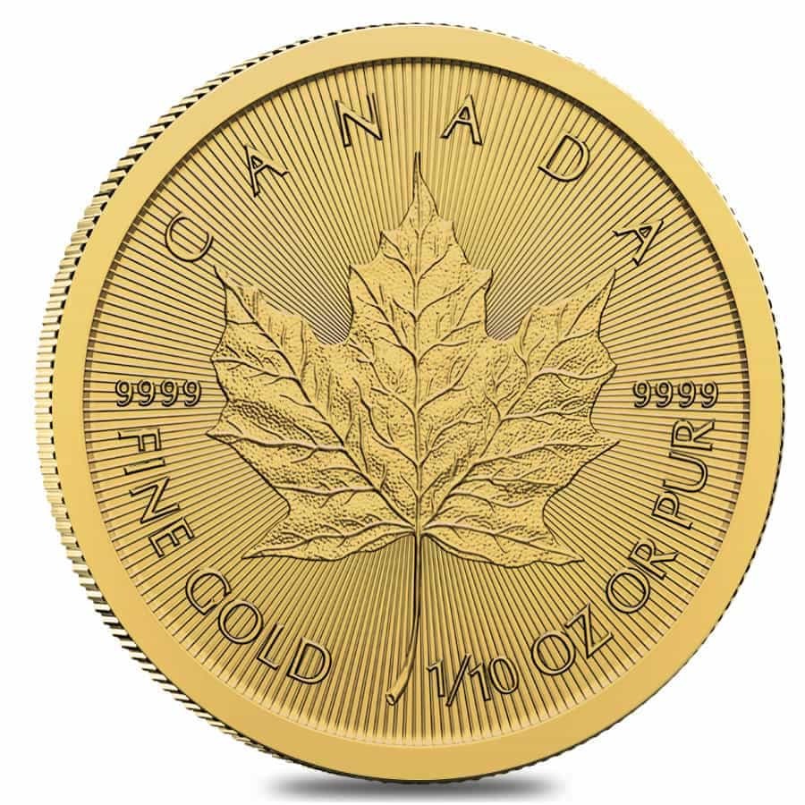 How much can I sell a 1/10 gold coin?