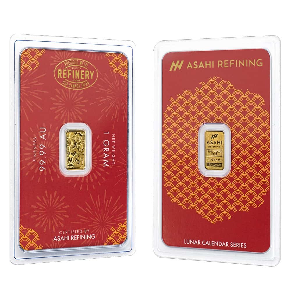 2025 1 Gram Asahi Lunar Snake Gold Bar .9999 Fine (in Assay) Questions & Answers