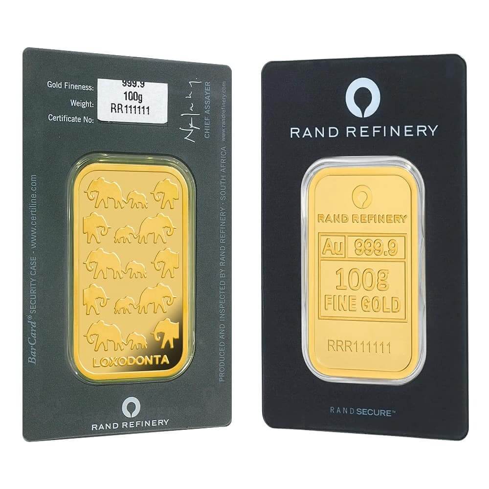 100 Gram Rand Refinery Gold Bar .9999 Fine (in Assay) Questions & Answers