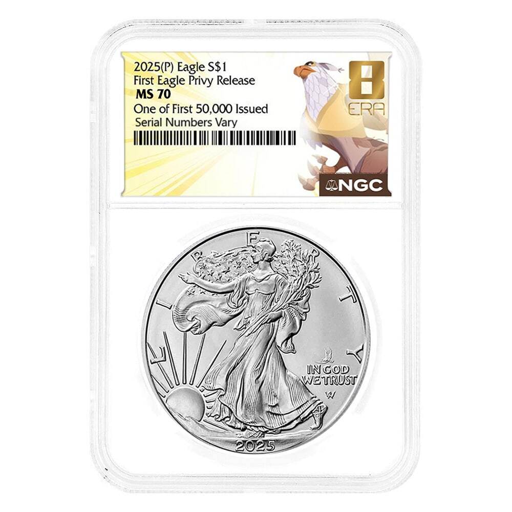 What is the mintage of the Eagle Privy version of this coin?