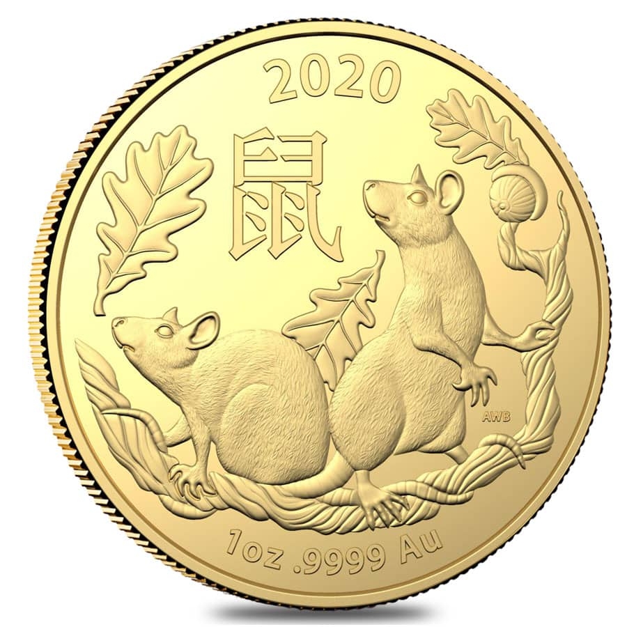 2020 1 oz Gold Lunar Year of the Rat Coin .9999 Fine BU - Royal Australian Mint Questions & Answers