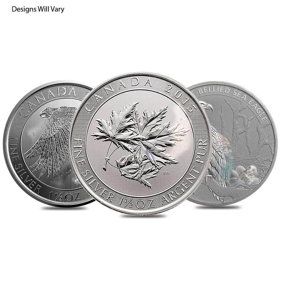 1.5 oz Silver Coin Random Design (Milky, Cull, Damaged, Circulated, Cleaned) Questions & Answers