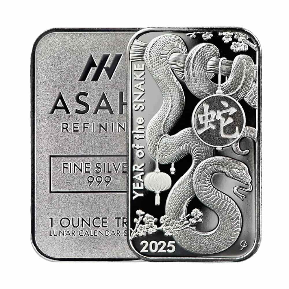 2025 1 oz Asahi Lunar Snake Silver Bar .999 Fine Questions & Answers