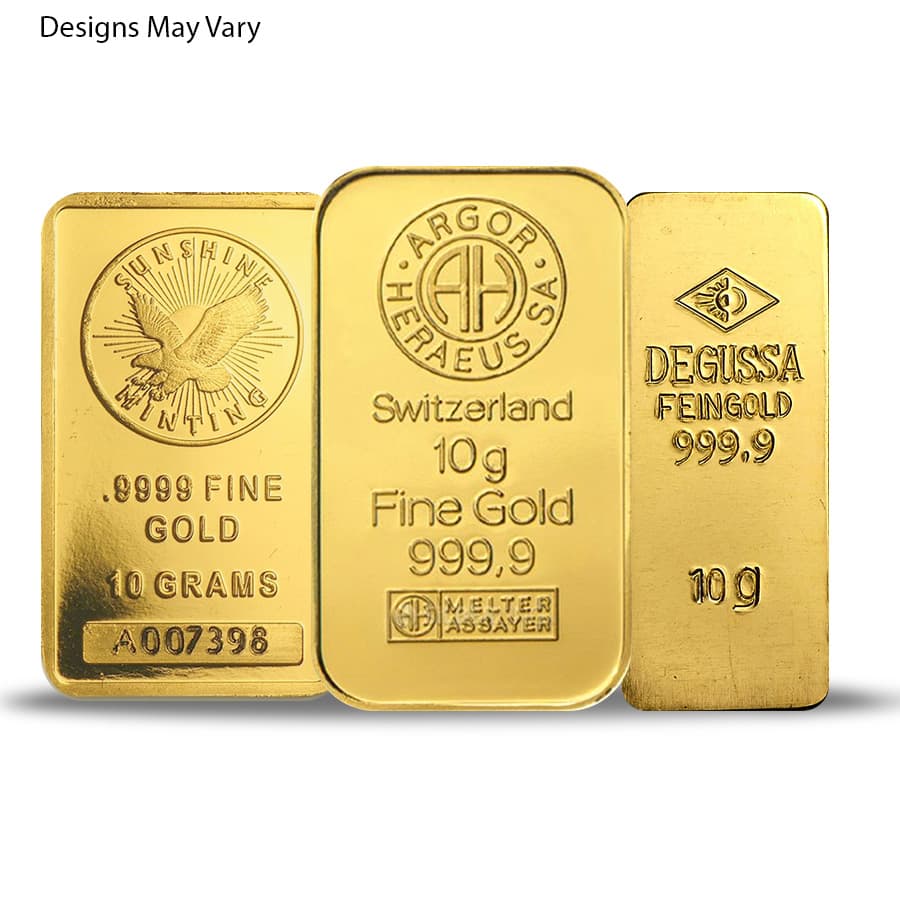 10 Gram Generic Gold Bar .999+ Fine (Secondary Market) Questions & Answers