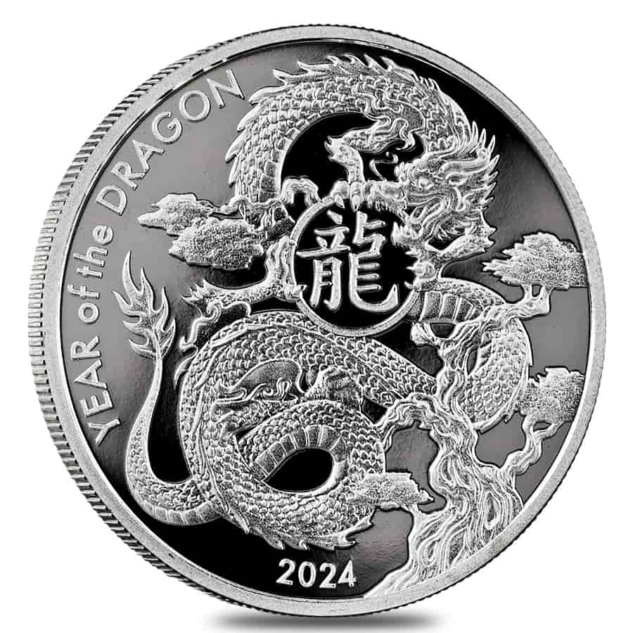 What is the fineness of the silver in the round?