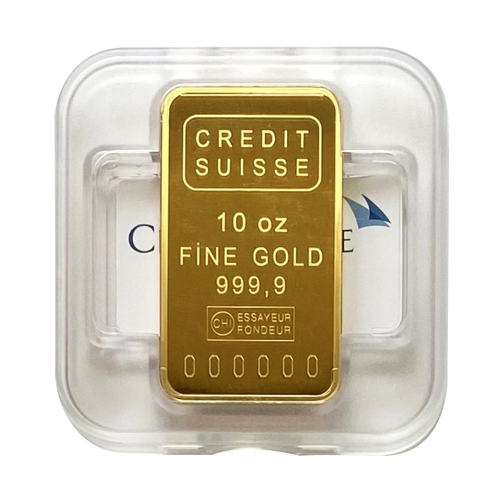 10 oz Credit Suisse Gold Bar .9999 Fine (w/Assay) Questions & Answers