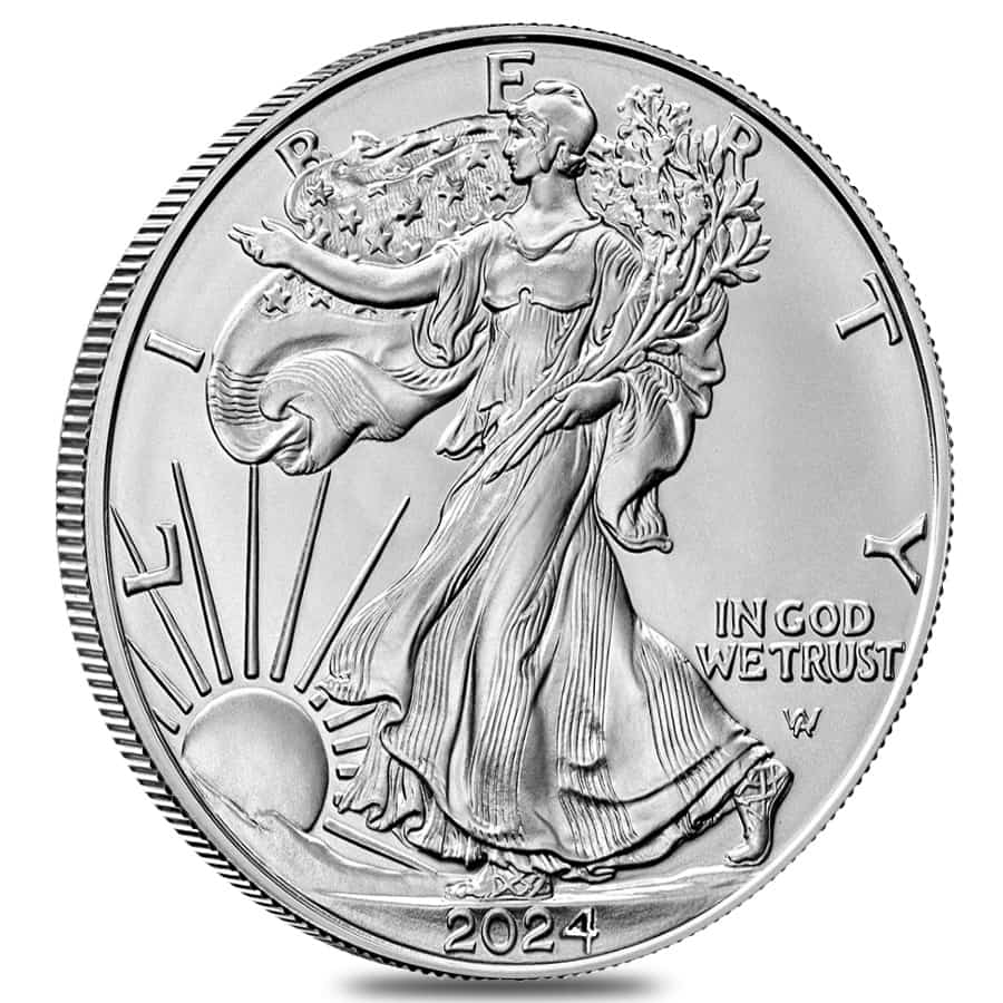 How much should a 2024 Silver Eagle weigh? (2024 1 oz Silver American