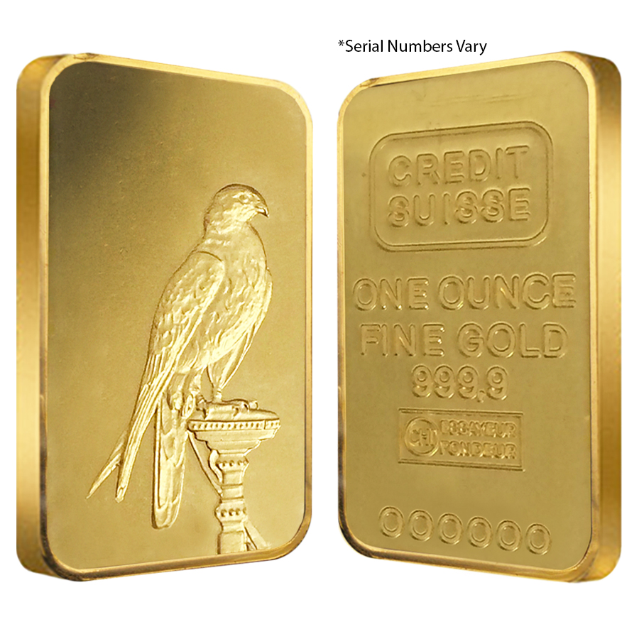 What is the price of Credit Suisse gold bar?